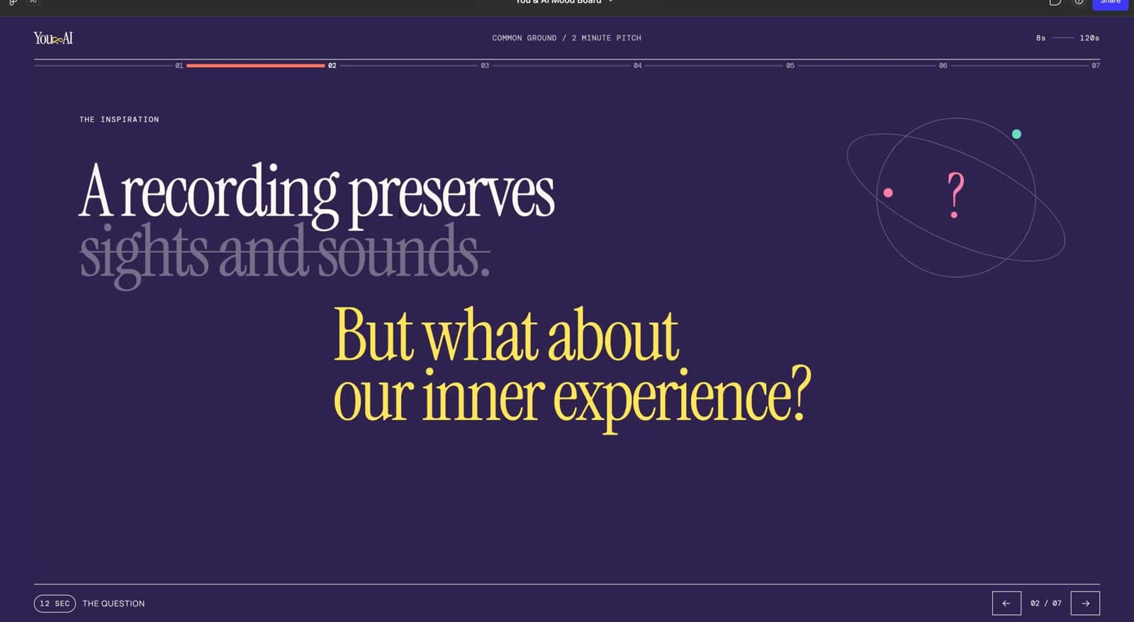 A recording preserves sights and sounds. But what about our inner experience?